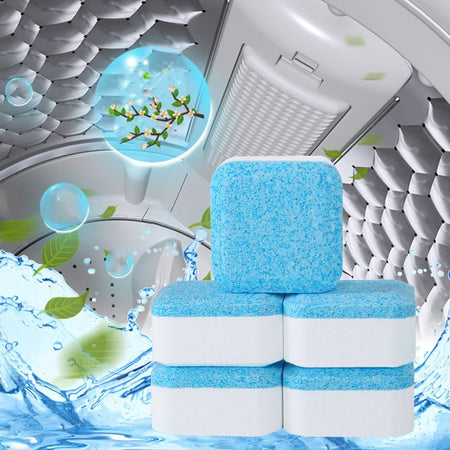 Limpador de Máquina de Lavar Pastilhas Efervescentes Limpeza Profunda Eficiente Esterilizar Mofo Desodorante Remover Manchas Detergente Doméstico